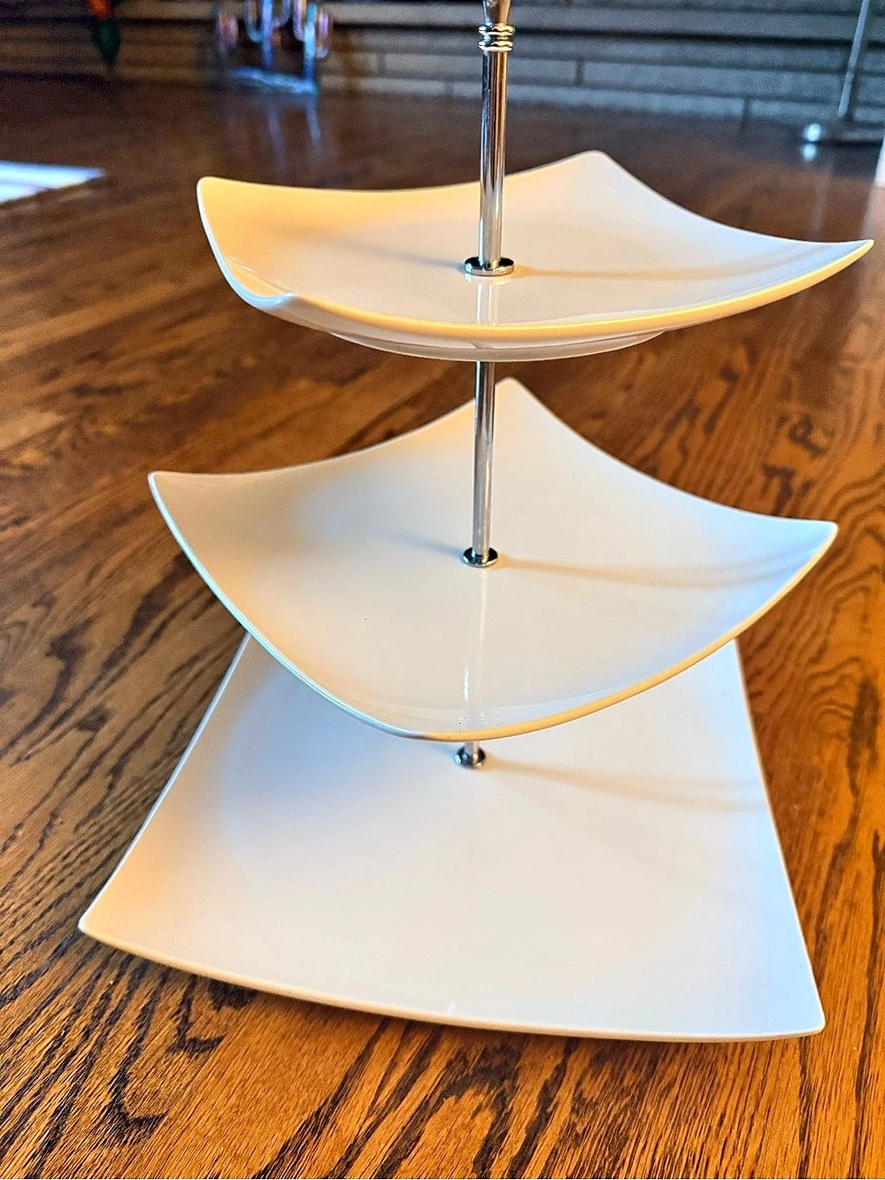 Crofton Three-Tier Serving Stand in White